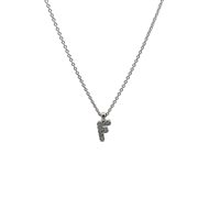 Collana Cianfrone Gioielli Donna in Argento LETTERA-F-PAVIE - LETTERA-F-PAVIE